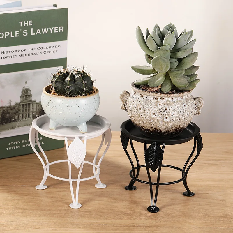 Mini étagère à plantes en pot au sol, bureau d\'intérieur, pot de fleur succulente, style européen, salon, balcon, fleur T1