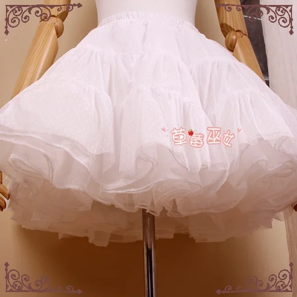 Krótka Pettiskirt Rokability linia warstwowa halka Lolita przez truskawkową czarownicę