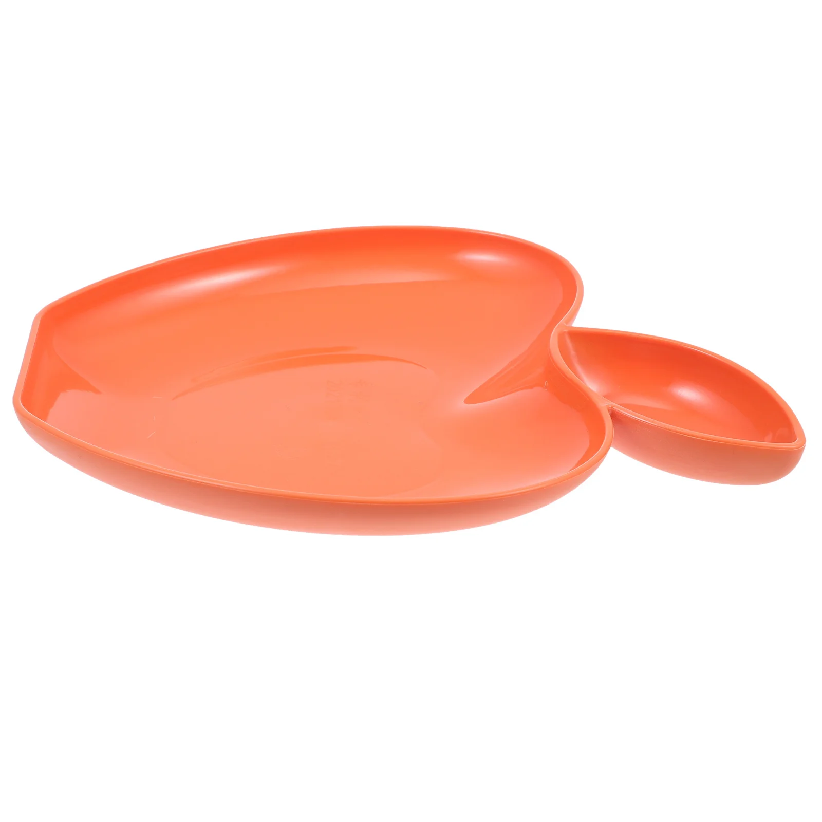 

Dumpling Plate With Dip Compartment Shaped Sauce Holder For Steak Dessert Fried Chicken French Fries Snack Serving Tray