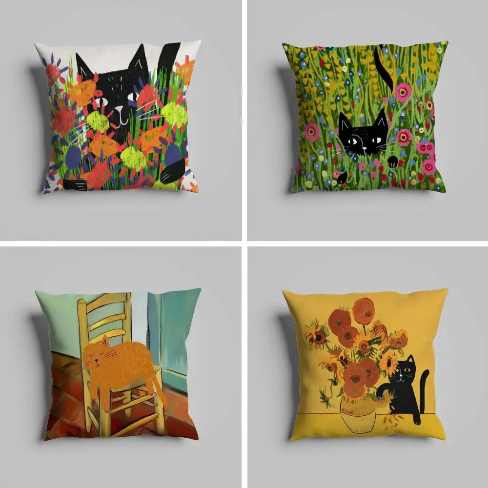 

Nia Gould Artistic Illustration Pillow Case Luxurious Home Office, Sofa Decorative Multi Sized Car Seat Cushions, Pillowcases
