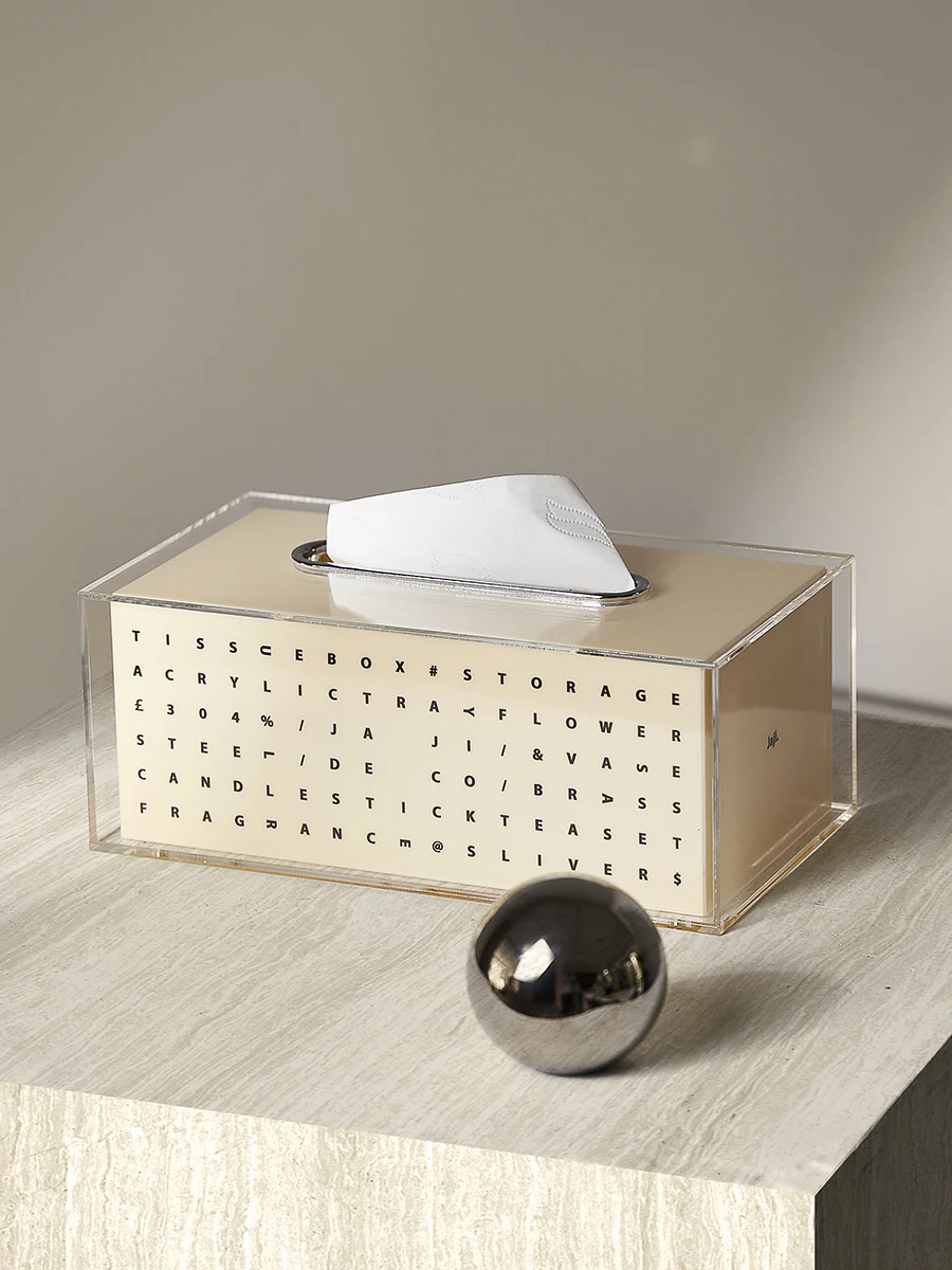 

Modern Minimalist Acrylic Creative Tissue Box