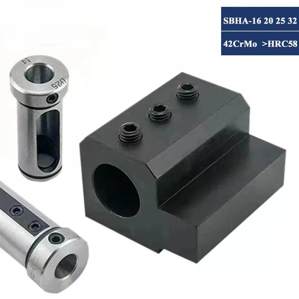 SBHA16-16 SBHA20-25 SBHA25-25 Lathe Inner Diameter Auxiliary Tool Mechanical Lathe Sleeve D16 D20 D25 D32 Lathe Guide Sleeves