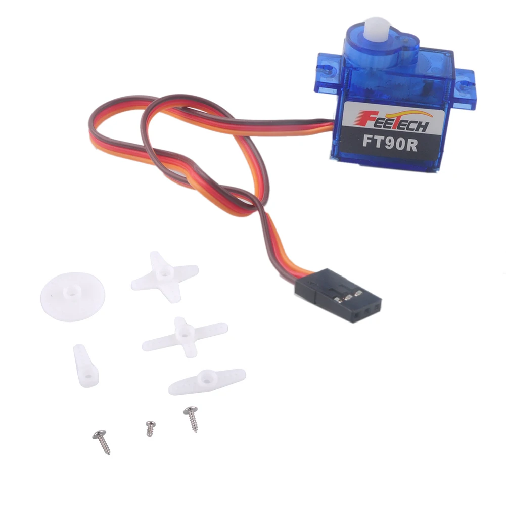 4 قطعة Feetech FS90R 9 جرام مايكرو سيرفو خفيفة الوزن RC محرك معزز لاردوينو ميكروبيت لتقوم بها بنفسك الروبوتية هليكوبتر طائرة قارب