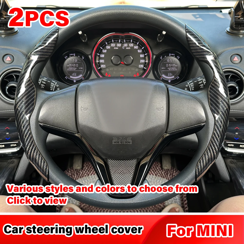 Car Steering Wheel Cover For Mini Cooper F66 J01 R52 R57 E-Class C-Classic C-Core S JCW Sport Countryman Aceman Cabriolet Coupe