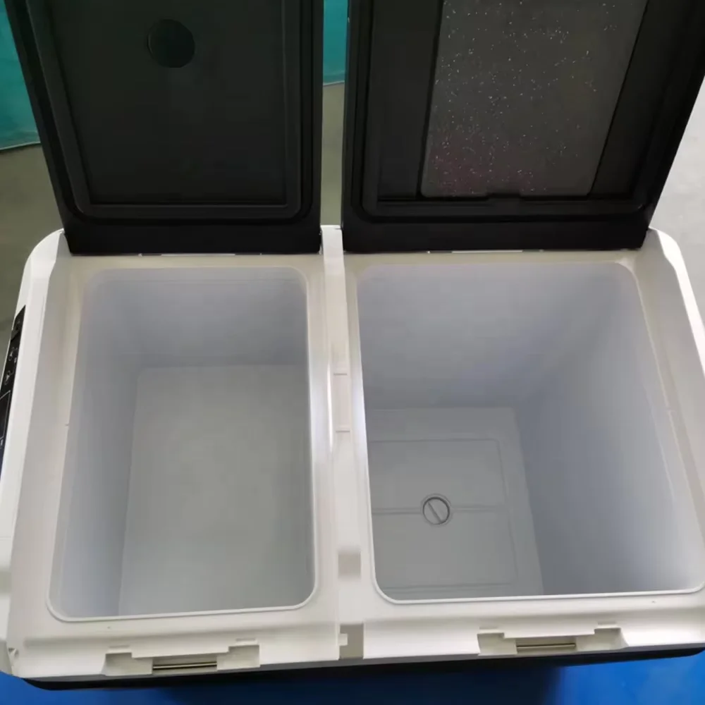 New AC.684.151 42.4L Portable Ice Maker Refrigerator Car Fridge Truck RV Van Freezer 24V/12V Camping Cooler Box