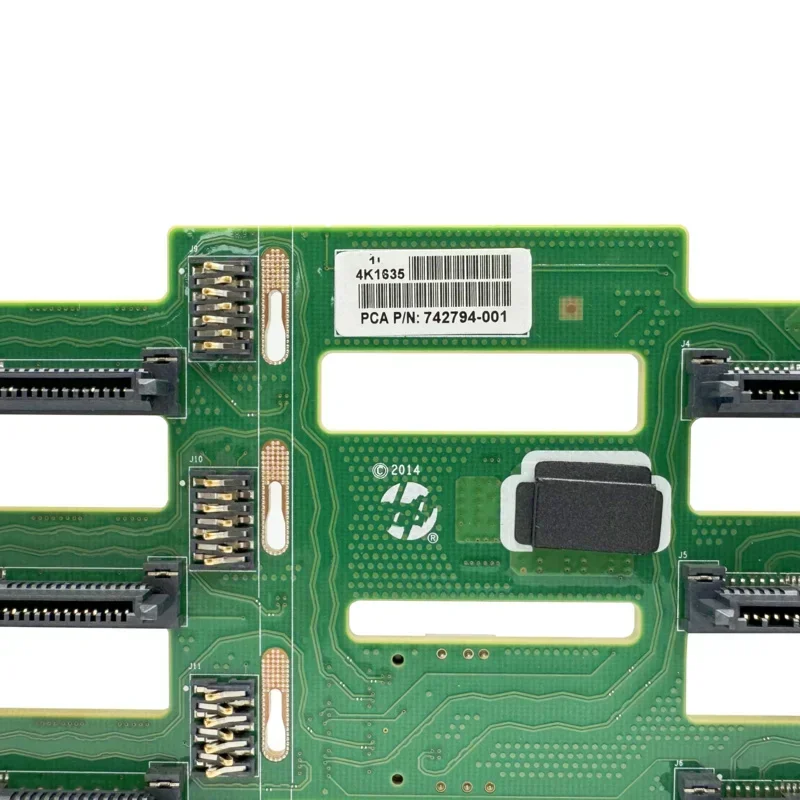 Placa original do Backplane do servidor de LFF, Backplane do disco rígido, 742794-001, 777284-001 para ProLiant DL380, DL388, G9, GEN9, 12x3.5”