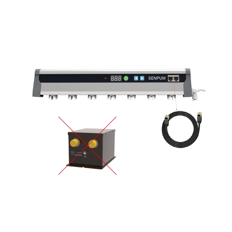 Senpum Static Eliminating Device Digital Display Bar Type Ionizer Compact Static Electricity Eliminator Anti Static Power Bar