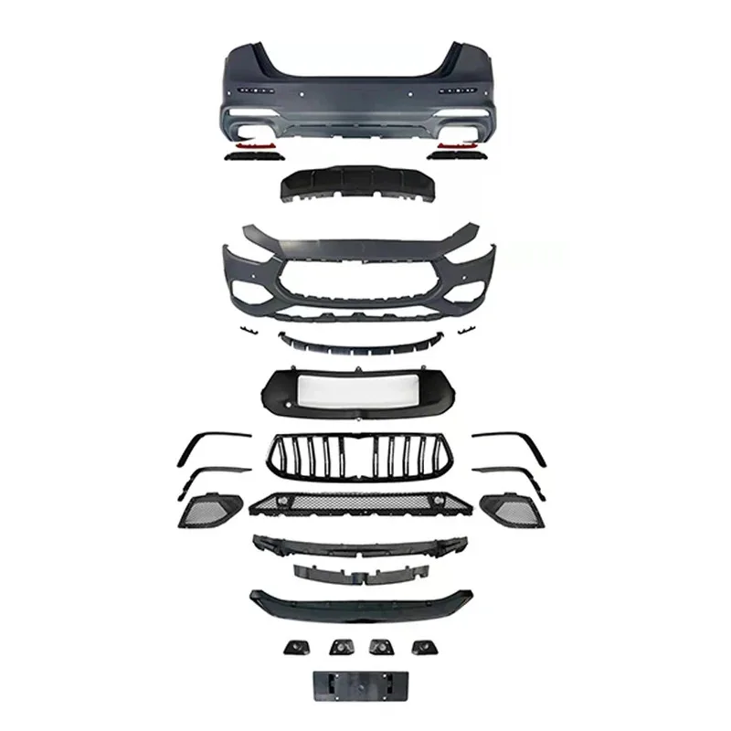 For Maserati Levante| GTS Trofeo Body Kit - Front/Rear Bumper, Grille, Trim Strips