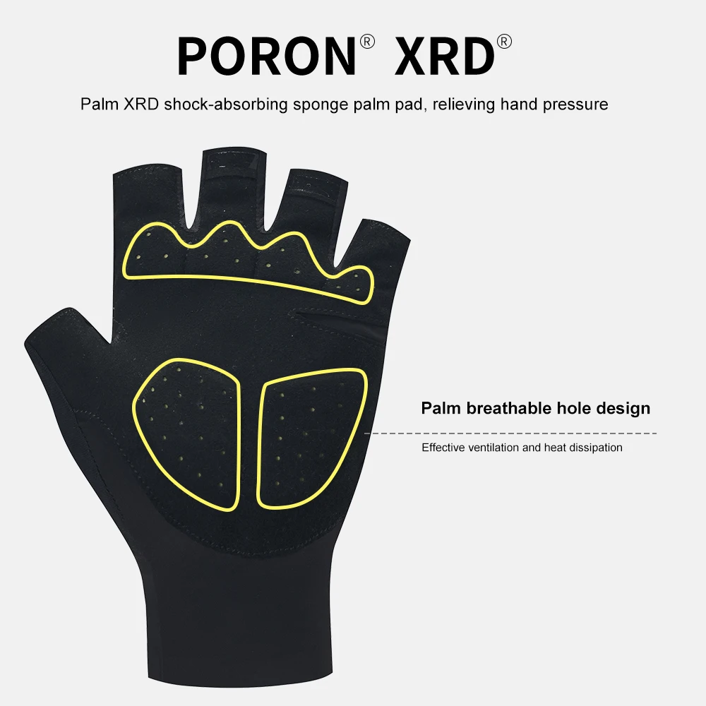 BCBE-ING نصف اصبع قفازات ركوب الدراجات الرجال النساء المضادة للانزلاق صدمة وسادة الدراجة قفازات الرياضة في الهواء الطلق قفازات ركوب الخيل الدراجات اكسسوارات #3