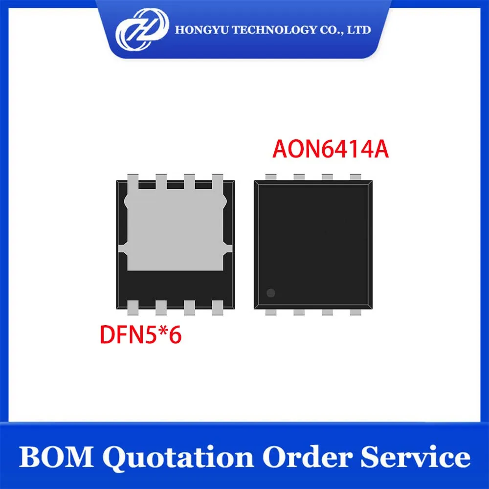 10 Pcs - 20 Pcs AON6414A AON6414 6414A AO6414A AO6414 MOSFET N-CH 30V 50A DFN5*6 N Channel In Stocks