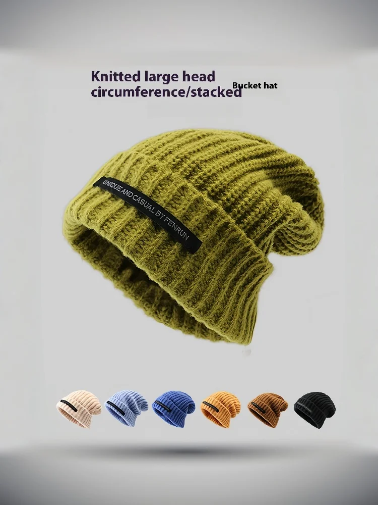 AliExpress Warm Knitted Patchwork Winter Beanie Hat For Men Knitted Hat Winter Cap Beanie Women Thick Bonnet Street Style Hats