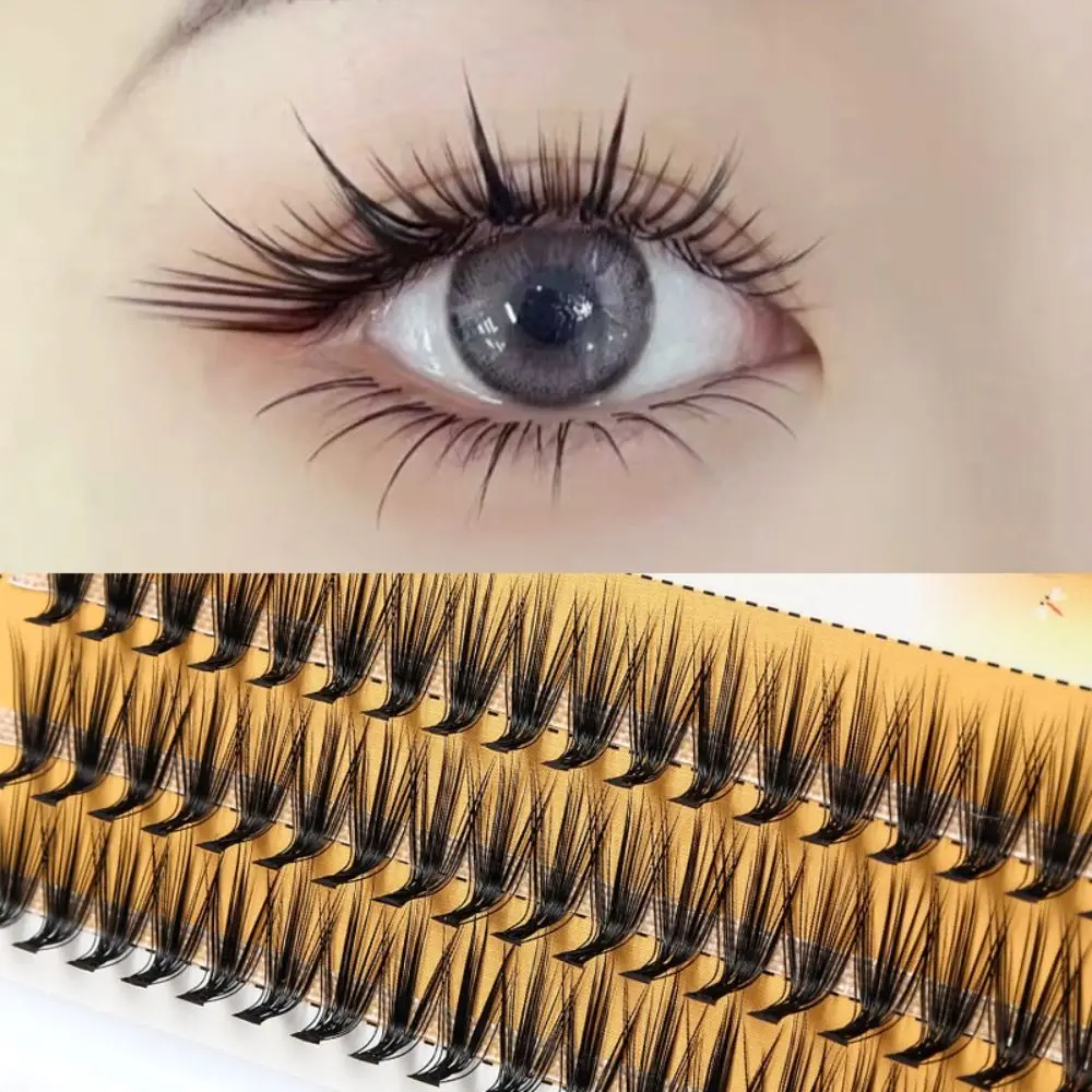 DIY segmentiert l locken falsche Wimpern Nerz Wimpern schräg geflügelt 10d/20d einzelne Cluster Wimpern 8-15mm natürliche Frauen