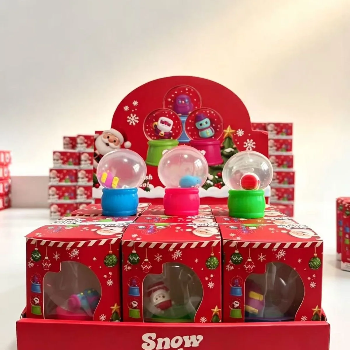 New Product NeeDoh Adults Squish Flow Snow Globe Crunch Crunch Stress Relief Toy Squeeze Toy Adults Christmas gift ﻿