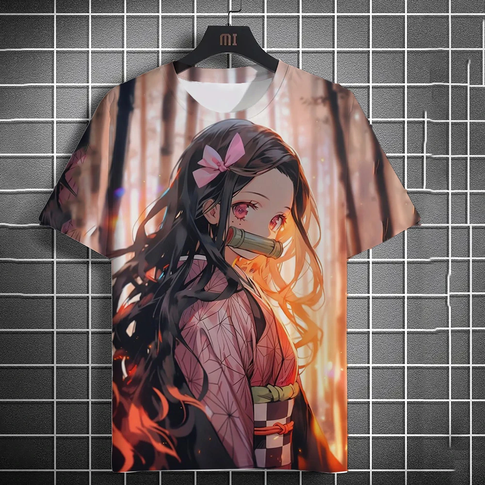 

2025 Summer Hot Selling Series 3D Printing Anime T-Shirt Harajuku Style T-Shirt Boys and Girls Unisex T-Shirt Short Sleeve