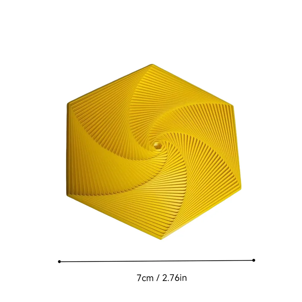 3d Printed Hexagonal Decompression Toys For Gift Colorful Unique Design And Shape Compact Exquisite Thoughtful Gift