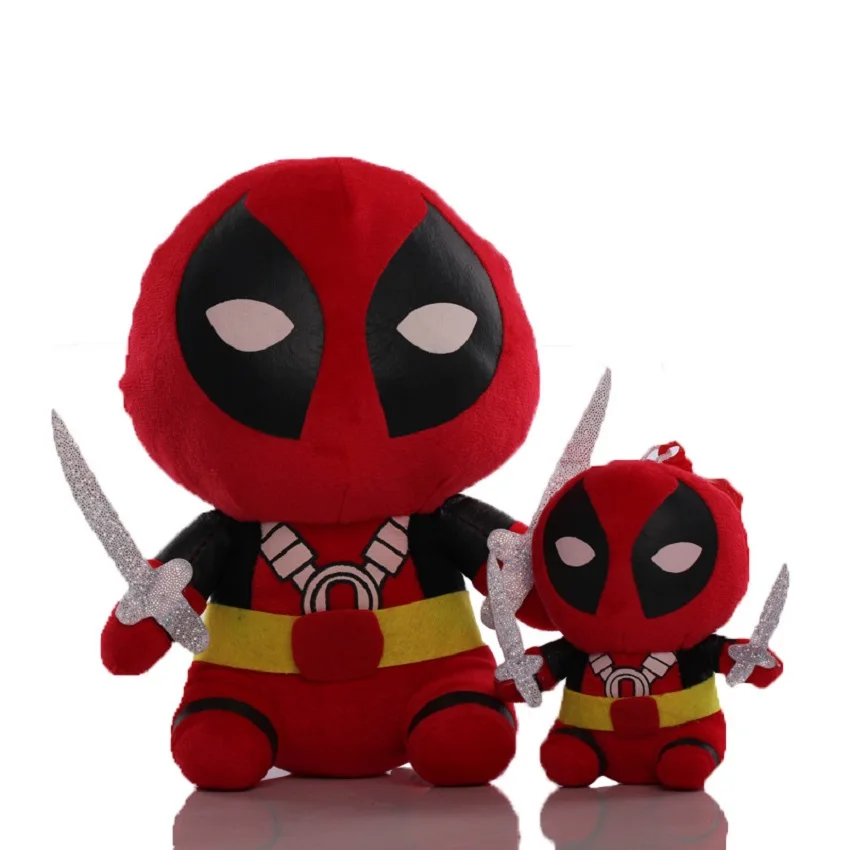 Kawaii niedlich 11-22cm x-Männer Deadpool Film Plüsch Puppe Figur Spielzeug für Kinder