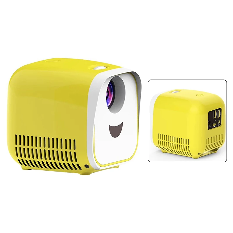 Projector L1 600 Lumens 1080P Household Parent-Child Portable Projector Mini Led Tv