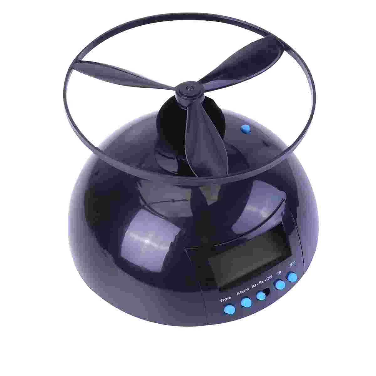 Digital Alarm Clock Flying Loud Helicopter Top Ten Snooze Annoying Screw-Propeller Lazy Table Clock Bedroom Decoration