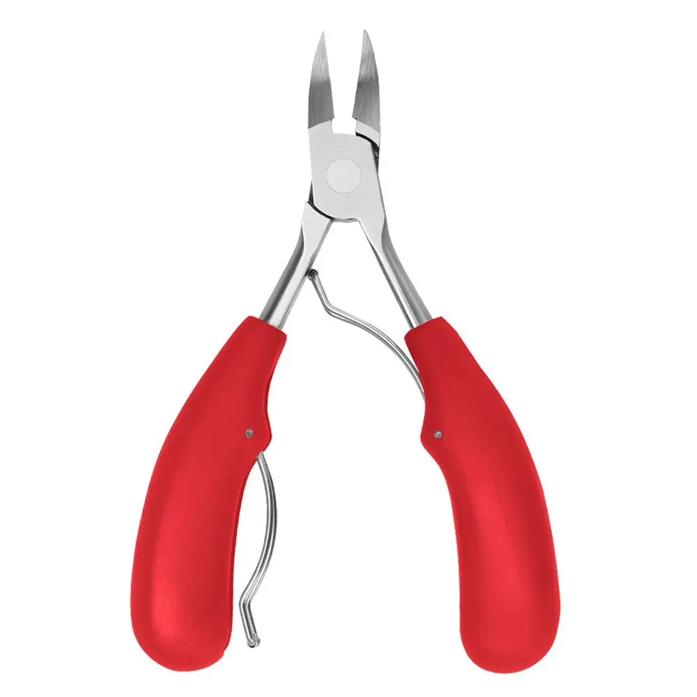 Rubber Handle Spring Nail Art Care Manicure Tool Nail Clipper Trimmer Nail Cutter Nail Cuticle Nippers Scissor Callus Shavers