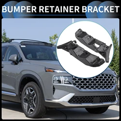 UXCELL Bumper Support Bracket Left Right Side Front Bumper Retainer for Hyundai Santa Fe 2019-2020 86551S1000 86552S1000