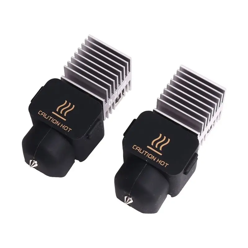 High-Speed High-Temp For A1/A1mini/A2L 0.2Mm Stainless Steel Quick-Swap Hotend- 2PCS Hotend Nozzle Integrated Structure