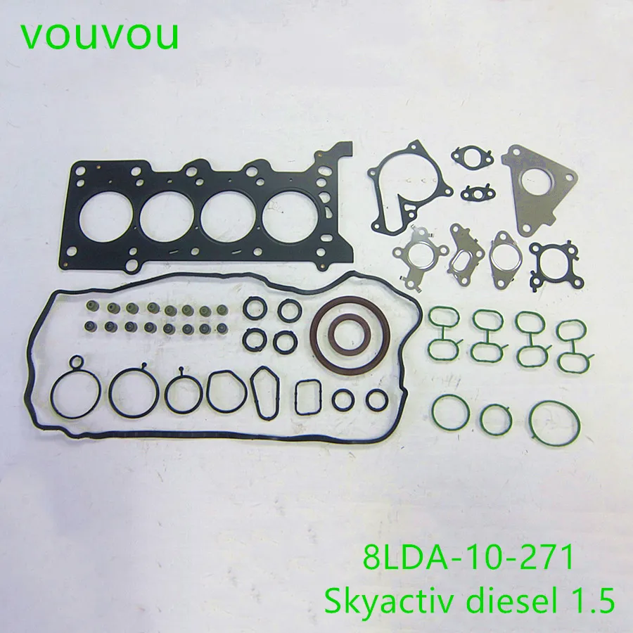 Car accessories diesel 1.5 skyactiv engine 8LDA-10-271 cylinder head gasket set for Mazda 3 14-18 Mazda 2 14-20 CX-3 15-20