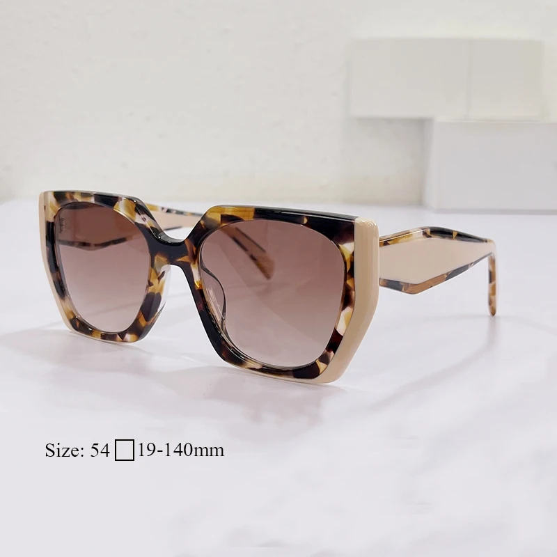 

Fashion Popular Rectangle Acetate Anti-ultraviolet Women Sunglasses Trend Classic Design SPR 15W-F Luxury Beach Shade Eyeglasses