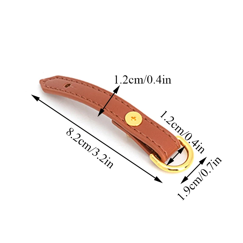 Bag Anti-abrasion Buckle Shoulder Strap Hardwaredbuckle Protective Cover Belt Tire Button Metal Transformation Accessories 1pc