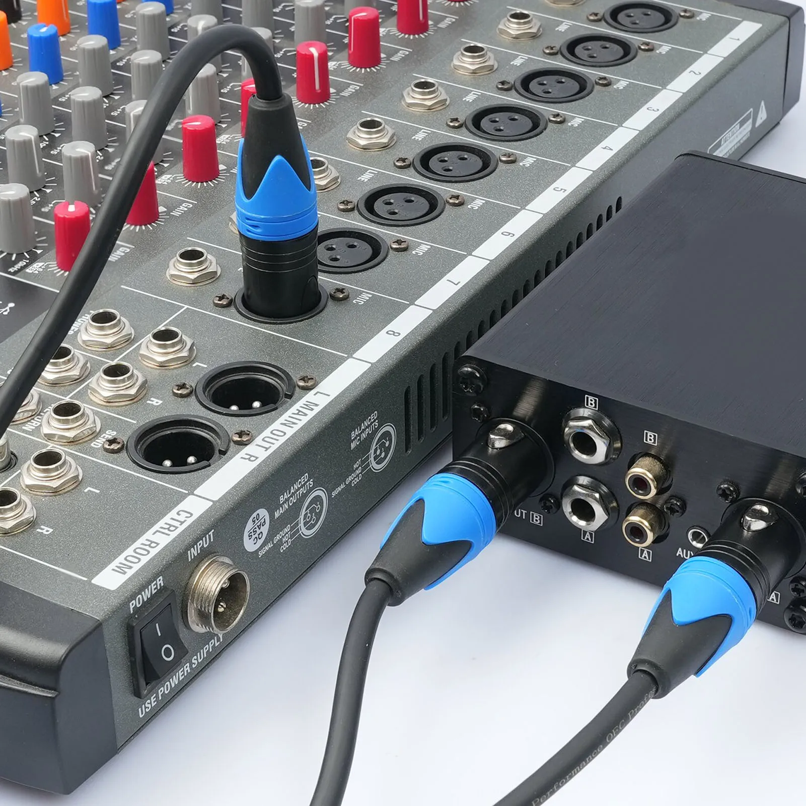 XLR Splitter Cable Dual Female To Male Microphone Y Splitter Cable 3 Pin Anti Interference Hi Fi Sound Quality for Amplifier