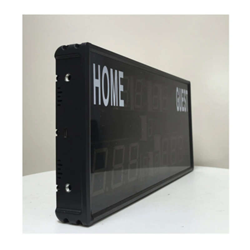 2025 Professional Indoor Basketball Hoop Scoreboard LED Timer Sports Basketball Badminton for Court Use with Remote Control