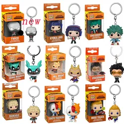 Funko POP llavero de bolsillo My Hero Academia Deku Bakugo Mirio Togata Dabi Izuku Midoriya Kyoka Jiro modelo juguetes regalo para adultos y niños