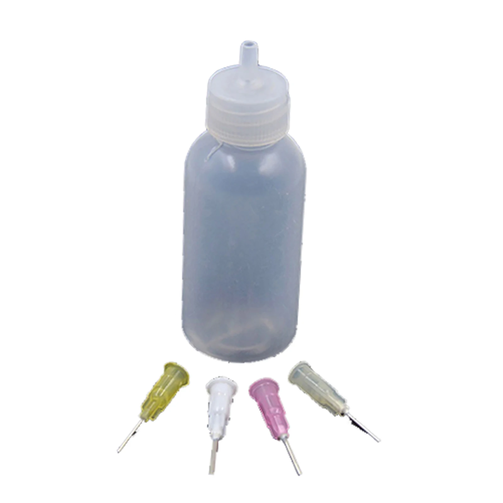 

Набор для тату-арта: пластиковый флакон-аппликатор для хны 30 мл с насадками для детализации