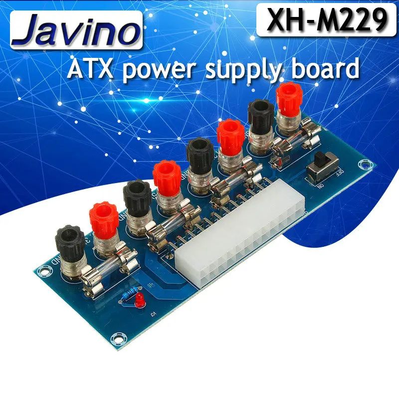 XH-M229 Desktop Computer Chassis Power Supply ATX Transfer Board Power Take off Board Power Output Terminal Module 24Pin