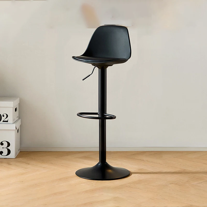 

Подъемный вращающийся эргономичный барный стул, современный дизайн спинки, высокие стулья для отеля, домашняя мебель