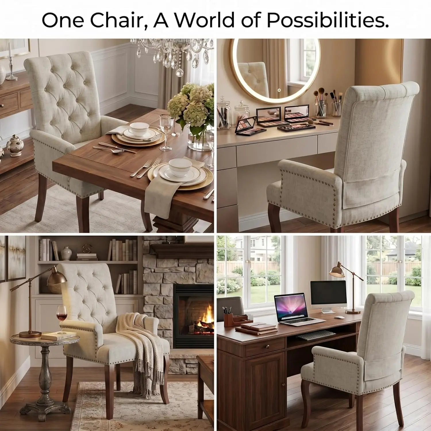 Thumbnail 4 - #39 Low Price Upholstered Dining Chairs Deals