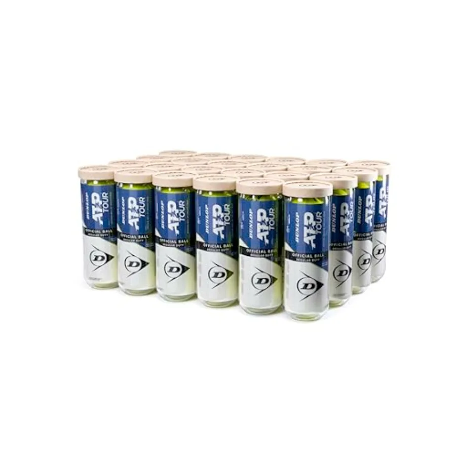 

Теннисные мячи Dunlop Sports ATP Premium — футляр из 24 банок, 72 мяча — обычные и дополнительные работы