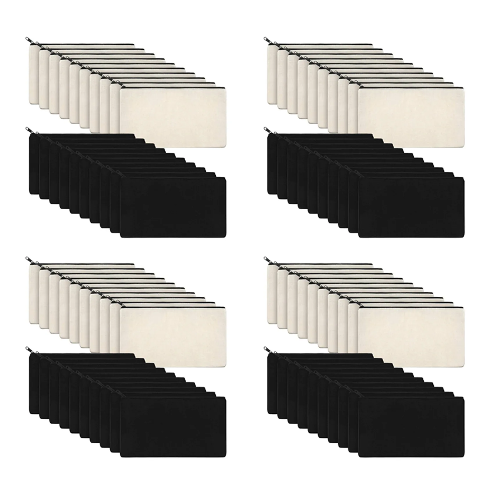 texu-80-pezzi-borse-in-tela-per-trucco-astucci-con-cerniera-portapenne-borse-bianche-per-fai-da-te-pochette-cosmetica-per-viaggi-artigianato-e-scuola