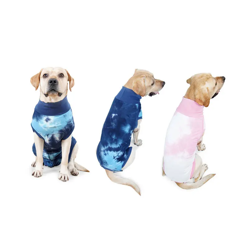 Recovery Suit for Dogs, Tie-Dyed After Surgery, Professional Pet Recovery Shirt, Abdominal Wounds, Prevent Licking Vest