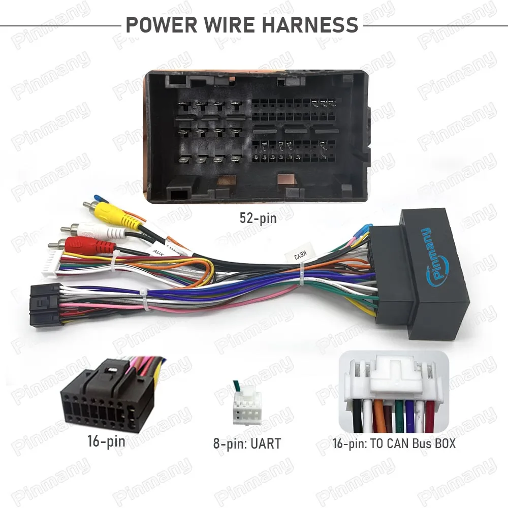 FTC16 Aftermarket Radio Harness Cable Adapter with CAN Bus Decoder For Fiat Doblo Egea Hybrid 500 500C 500L 500X Linea Lancia