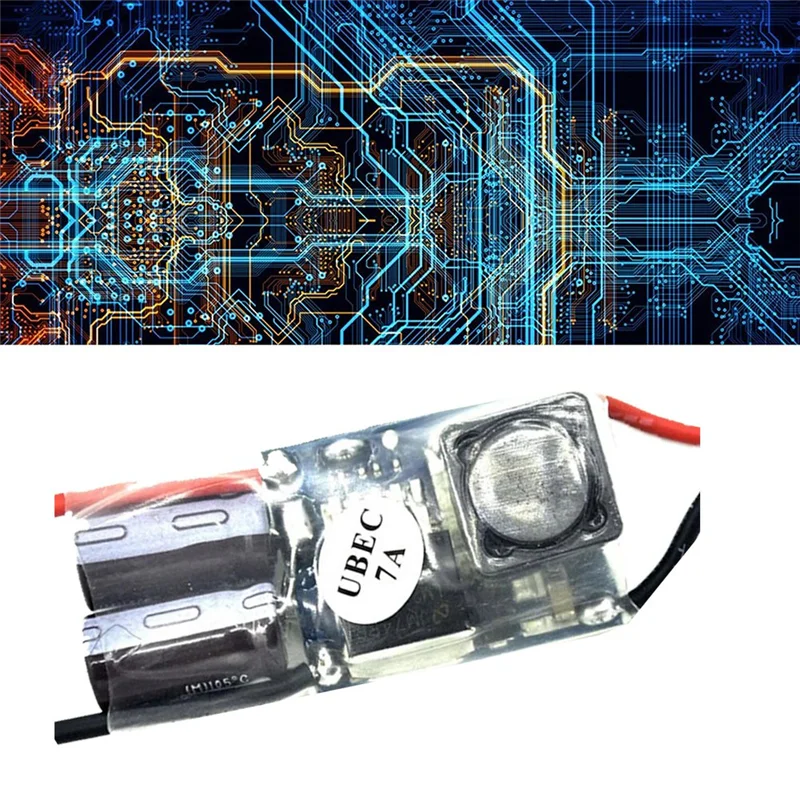 High Quality-7A 2-7S FPV Receiver Power Supply Voltage Regulator External BEC (UBEC) 5V Step-Down Regulator Module For RC Airpla