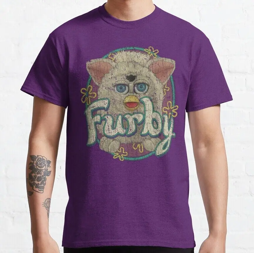Furby Snowball 1998 Classic Unisex summer T-shirt Cotton fashion couple clothes