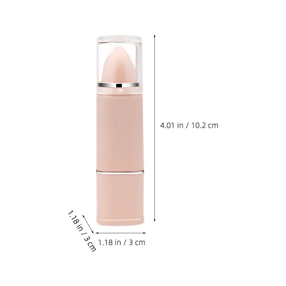 Brocha de maquillaje retráctil portátil 2 en 1, colorete facial, base, brocha para polvos sueltos para uso en viajes, maquillaje retráctil