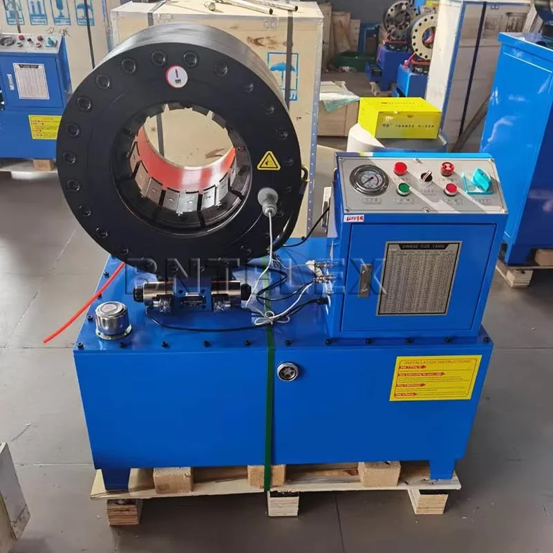 6 inch 150mm with 6 layers high tensile wire braided hydraulic hose crimping press machine low price high quality for sale