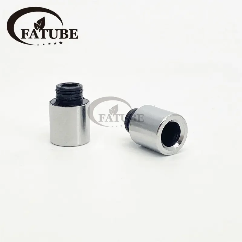 1 قطعة 510 قطعة فم من الفولاذ المقاوم للصدأ بطرف بالتنقيط لملحقات الماكينة لحماية التسخين باللون الفضي #3