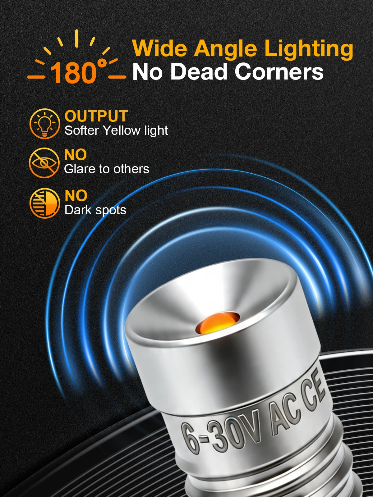 Mini E10 LED Torch Bulb AC 6-30V Low Power 200Lm Replacement For Maglite Flashlight Headlamp Camping Lantern Work Light 2Pcs view 4