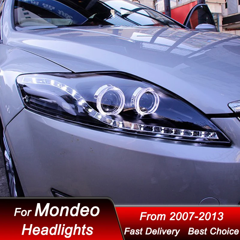 Hot Car styling Headlights For Ford Mondeo 07-13 Upgrade full LED Auto Headlamp Assembly Projector Lens Accessories Kit
