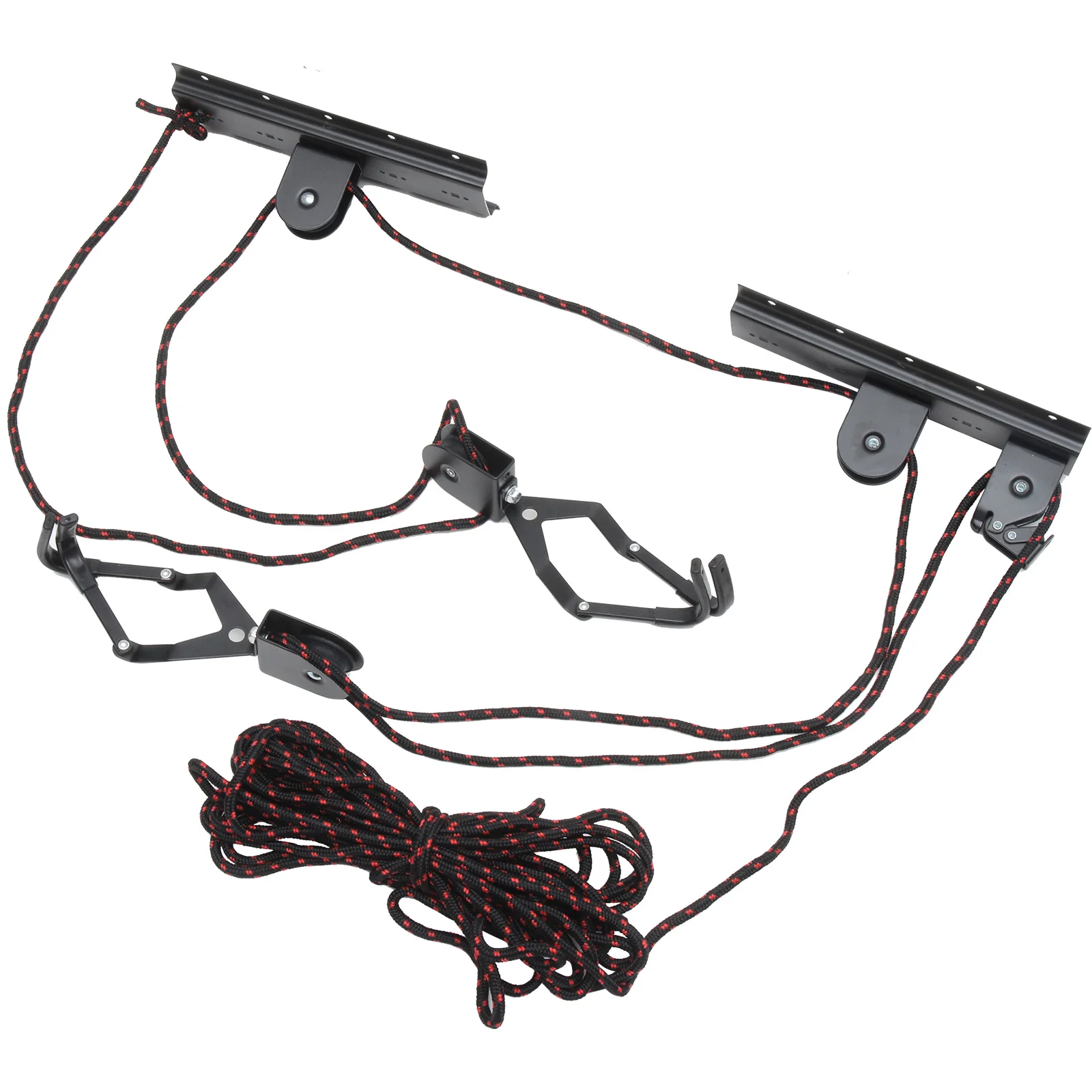 

1Set Sturdy Bike Hoist Lift Cycling Bicycle Hanger Garage Wall Mount Indoor Storage Rack Heavy Duty Ceiling Bike Pulley