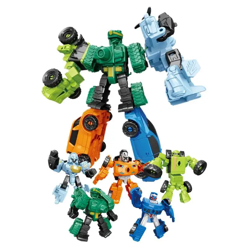 Transforming Robot Toys 5 In 1 Take Apart Robot Toys Educational Toys STEM Assembly Toys For Kids Ages 3 Enhance Hands-On Abilit