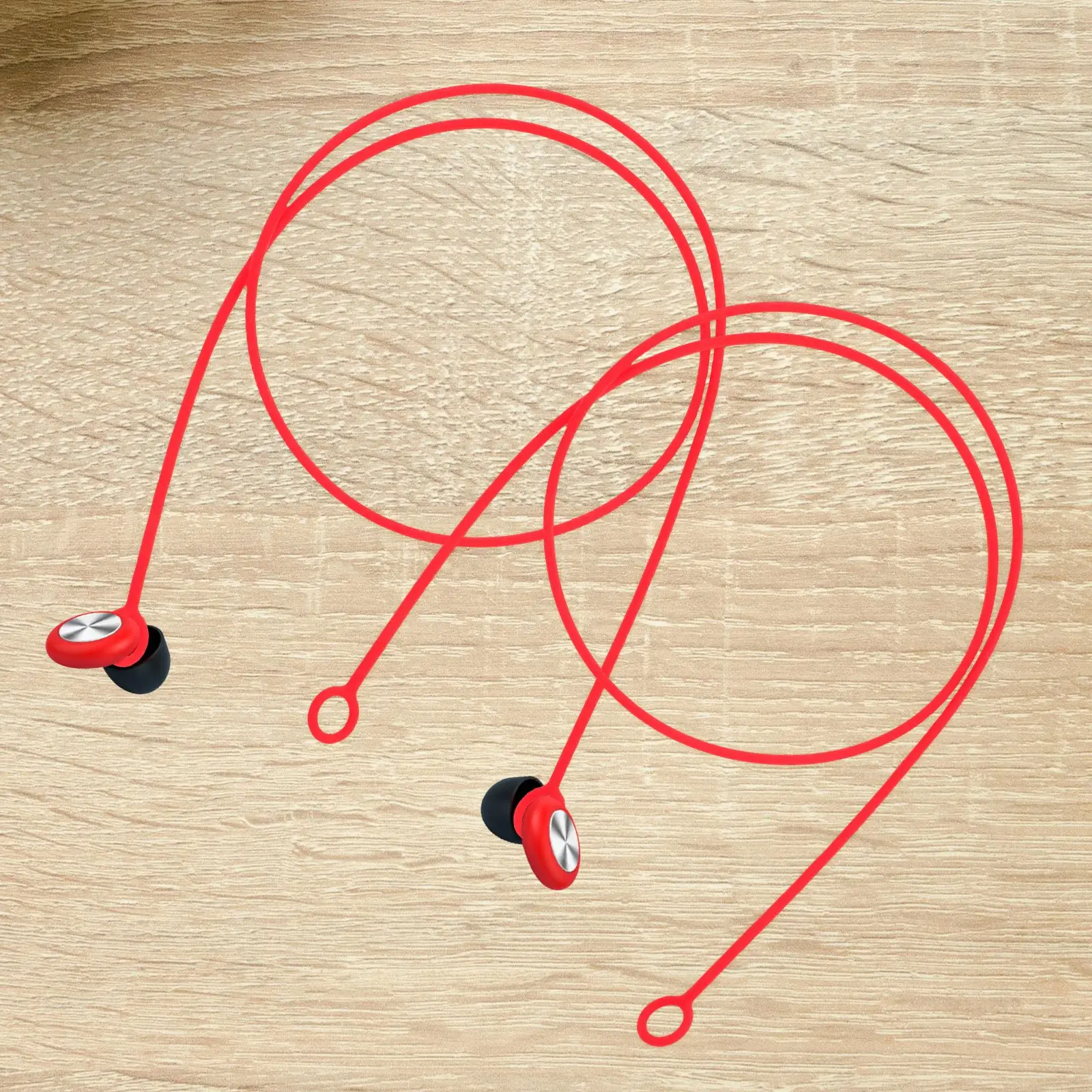 2 Pcs Noise Canceling Headphones Anti-slip Lanyard Loop Earphone Straps Lost Portable Earphones Earplugs Work Travel