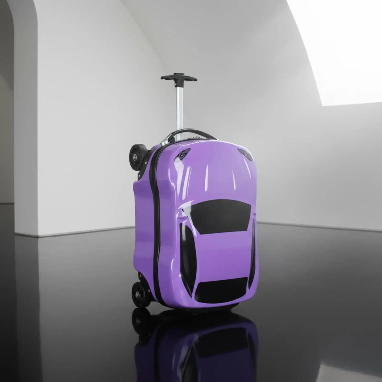 Child Suitcase with Wheels Rideable Sit on Travel Trolley Case Storage Bag for Kids Airport Journeys
